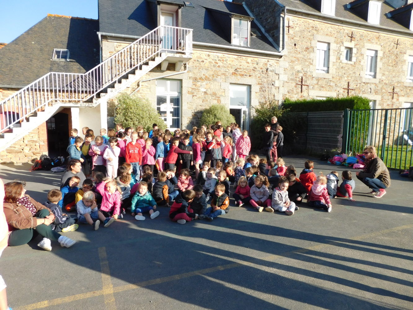 Rencontre avec l’école de Pleumeur.