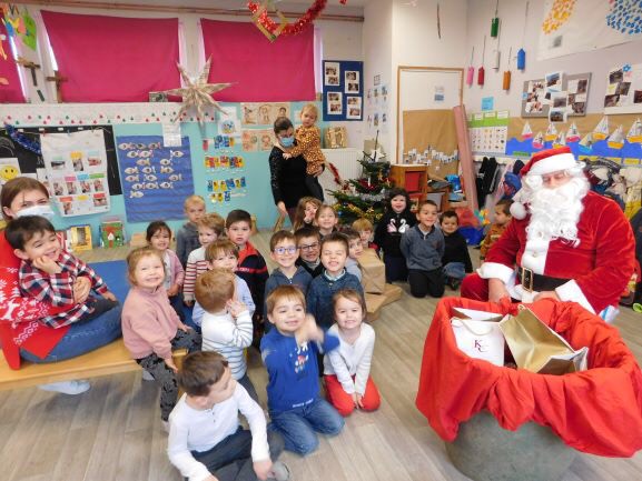 Visite surprise du Père Noël