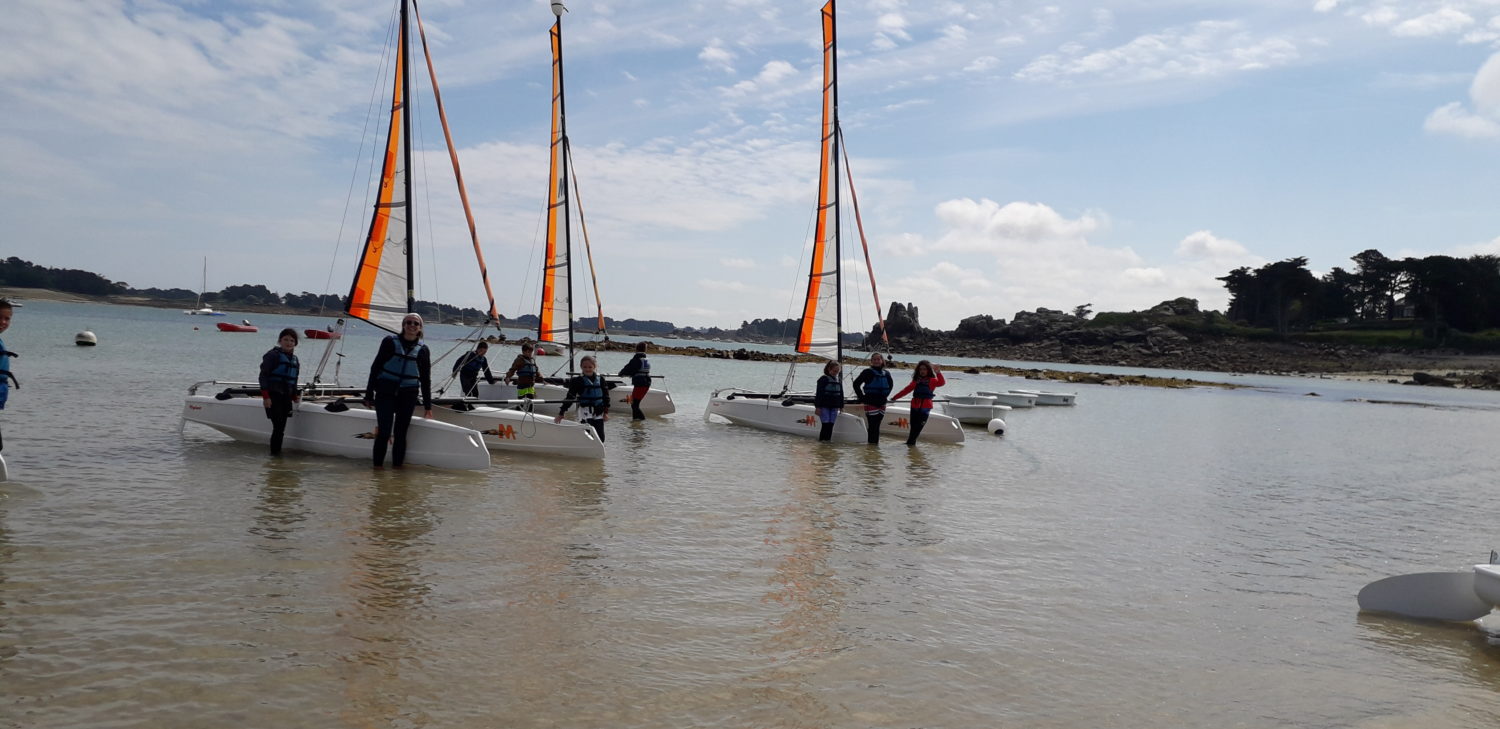 Port Blanc et catamaran